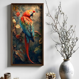 Wallity Cuadro Decorativo Enmarcado AI061 Multicolor
